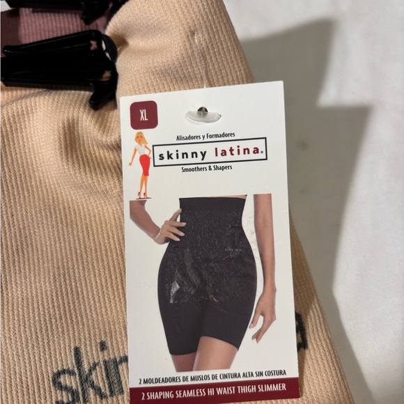 Skinny Latina Women's 2 Shaping Seamless Hi Waist Thigh slimmers. - Picture 5 of 5